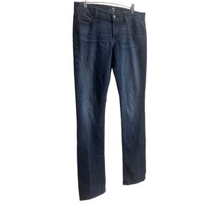 7 For All Mankind Womens Blue Full-Length Straight Leg Jeans Size 29